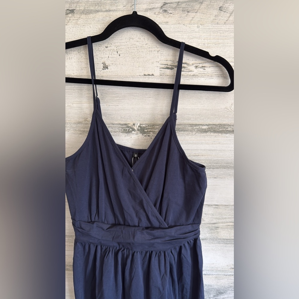 New Shows Blue Spaghetti Strap Dress- Medium New With Tag - Picture 2 of 11